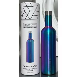 BruMate Winesulator 25oz Wine Canteen, RAINBOW TITANIUM‎
